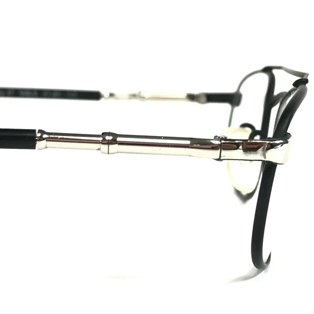 Vintage Harley Davidson Eyeglasses Frames 37 MBLK Matte Black Silver 51-20-140